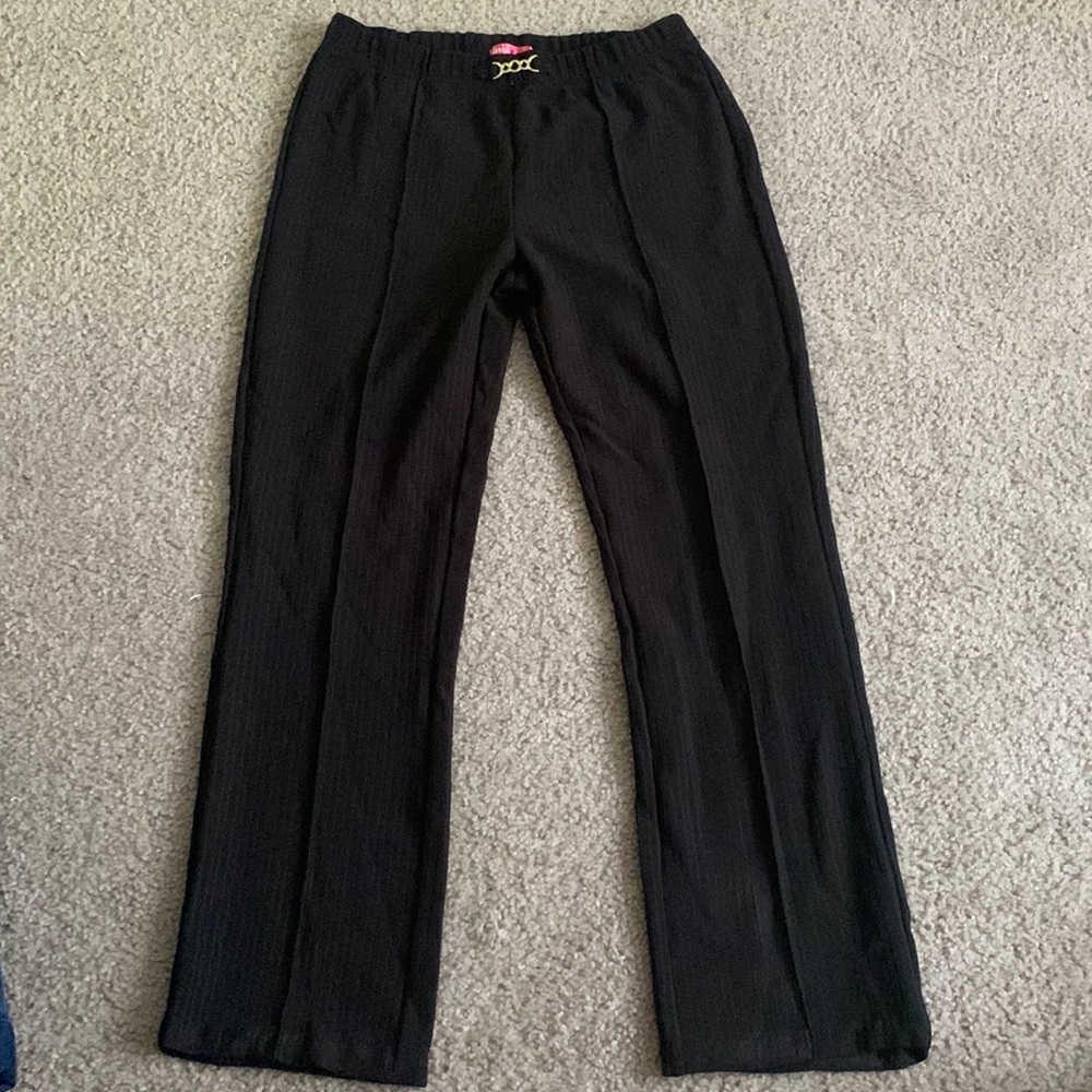 black pants